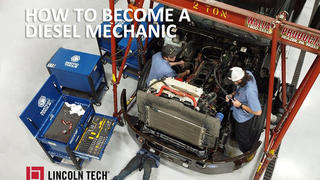 学习如何成为一个柴油机械师, and why the industry is experiencing high demand for qualified technicians.