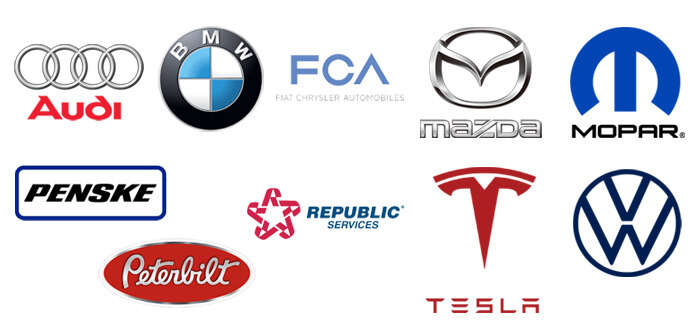 Automotive Specialized Training Partnerships - Logos