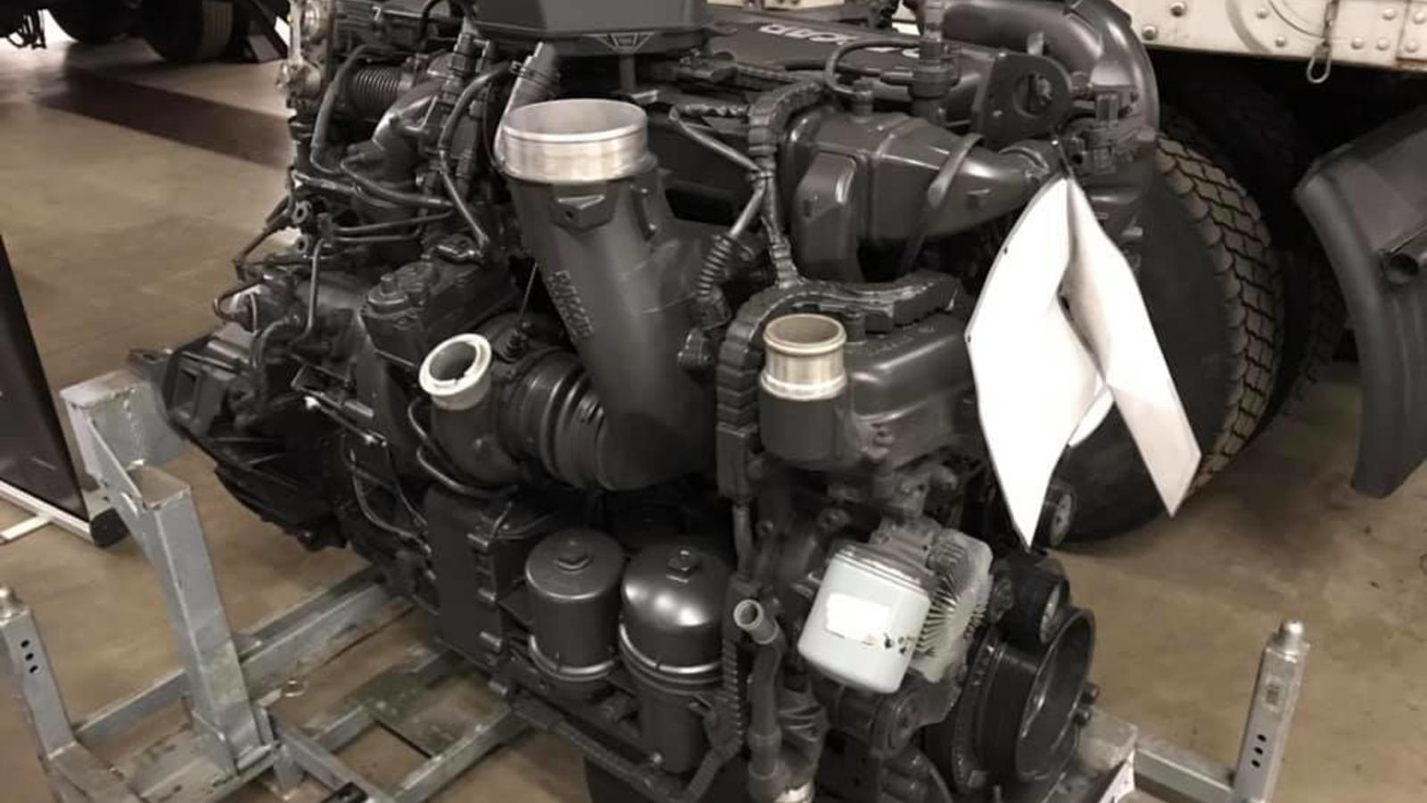 The power specifications of the Paccar’s MX-13 diesel engine is impressive, with 380 to 500 horsepower and 1850 foot pounds of torque.