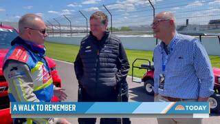 Paralyzed in a racing accident 21 years ago, IndyCar Driver & Team Owner Sam Schmidt has taken his first steps with the help of Arrow Electronics advanced exoskeleton. 