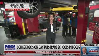 Fox Business’ Lauren Simonetti visits the Queens Campus of 91ɫ Tech and shows how students attend trade schools to learn a skill that is both AI-Proof and not able to be outsourced.