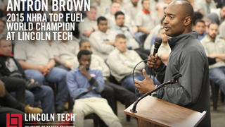 Antron Brown at Lincoln Tech