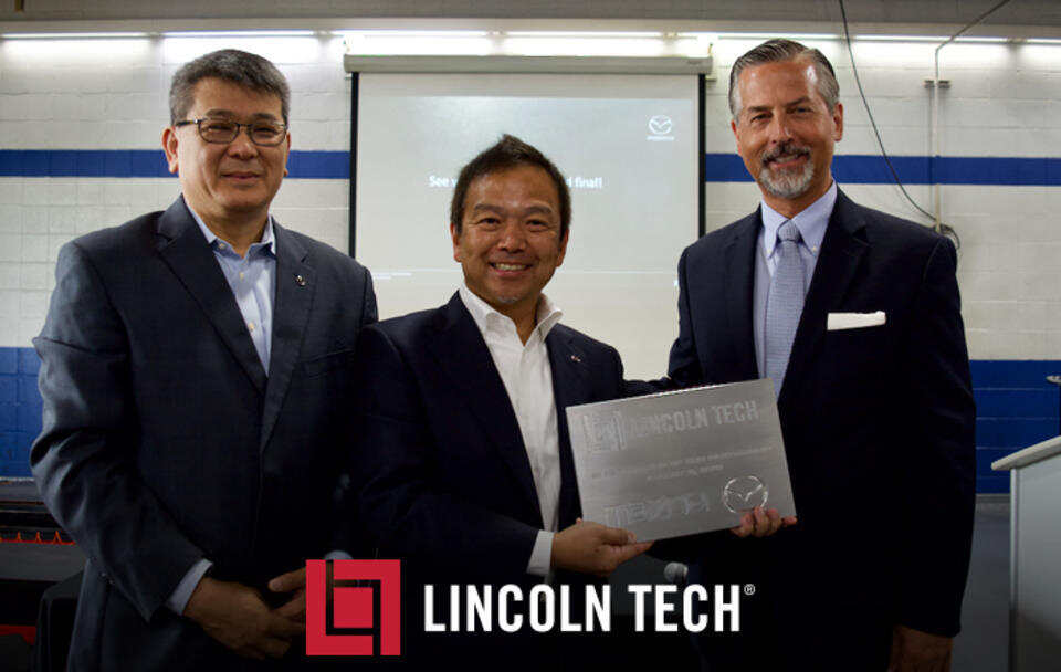 The Mazda corporation has partnered with Lincoln Tech to training new Mazda mechanics at the Queens campus.
