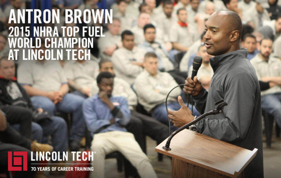 Antron Brown at Lincoln Tech