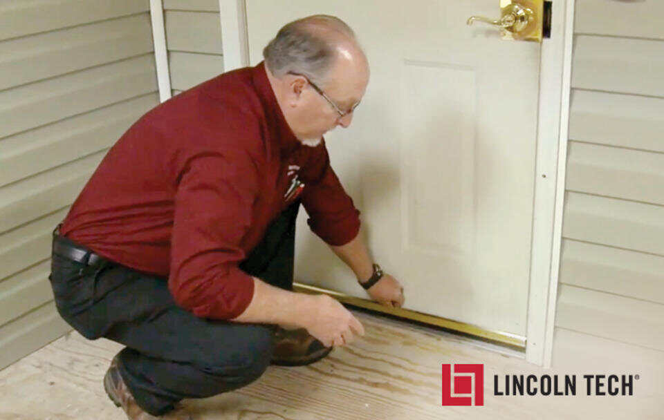 How to seal a door - helpful hints from Lincoln Tech